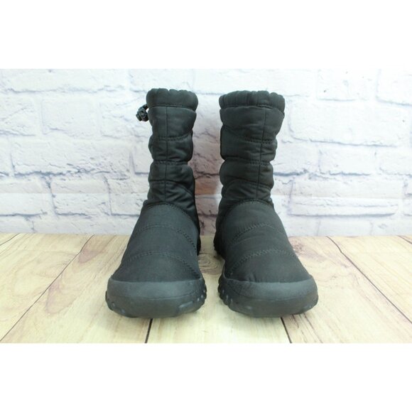 Bogs Women's Black Nylon Waterproof Insulated Cushioned Puffy Mid Boots Size 7 - Picture 4 of 9